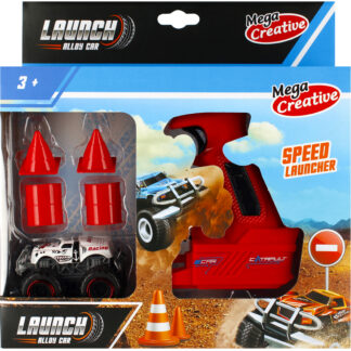 MY CITYCAR - OFF-ROAD CAR SET WITH LAUNCHER WB 25X26X7