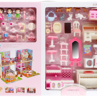 HOUSE SET + ACCESS.- DIY SET 168PCS WB 59X48X9