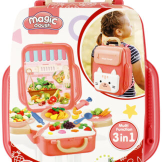 COLOUR DOUGH SET VEGETABLE TOPIC BAG 23X28X13