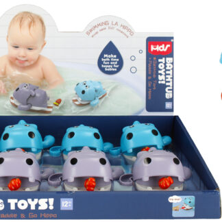 BATH TOYS HIPPO DISP  13CM