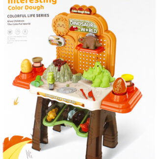 COLOR DOUGH DINOSAUR TABLE SET 41X57X12