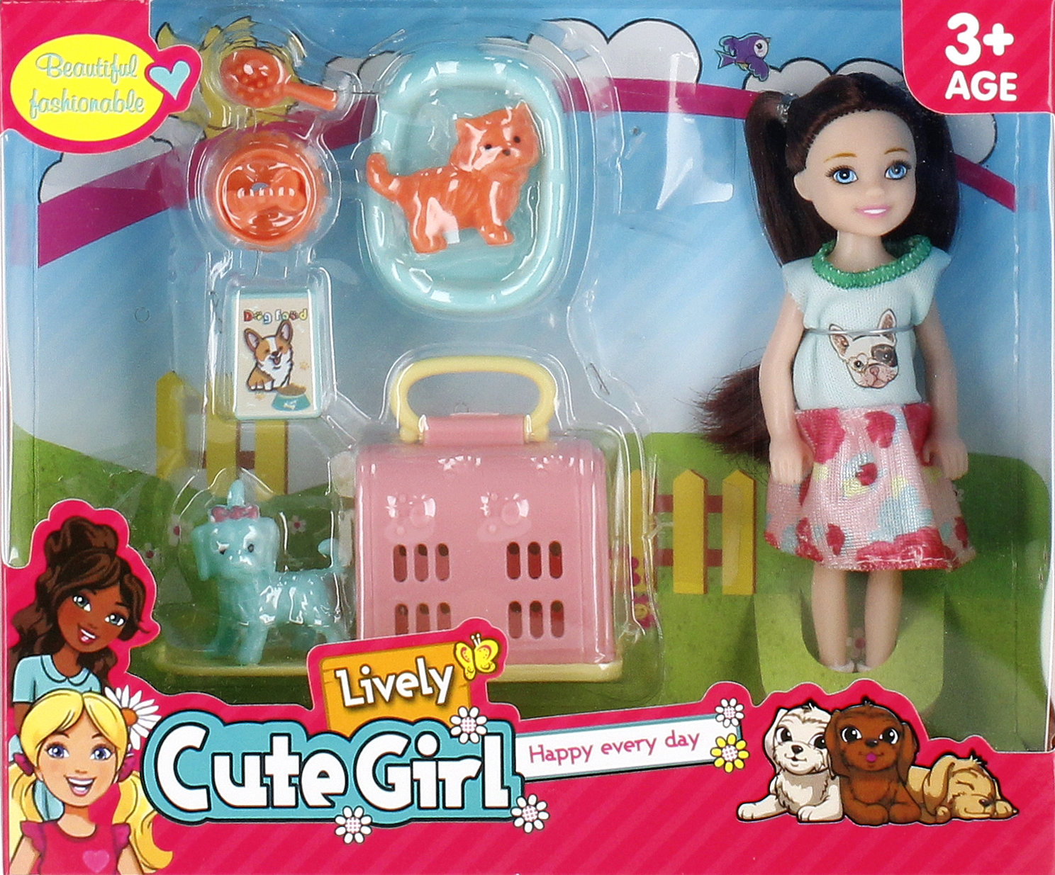 DOLL 14CM + ACCESS. WB 21X18X6