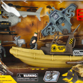 MILITARY SET + ACCESS. BOAT WB  49X31X12