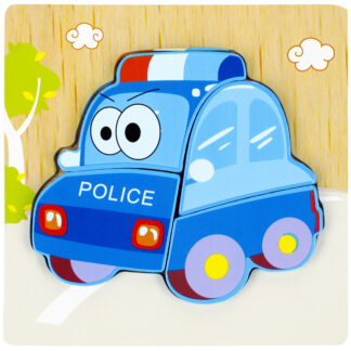 BABY TOY - PUZZLE WOODEN PUZZLE PCV 15X15X2