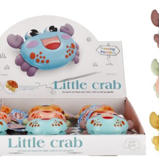 ANIMALS - CARTOON press CRAB DISP 11CM