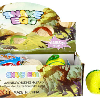 SQUEEZE SNAKE EGG  DISP 8CM