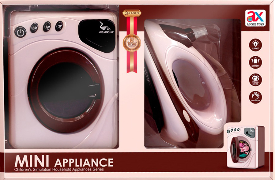 AGD WASHING MACHINE + ACCESS. IRON B/O WB 39X26X13