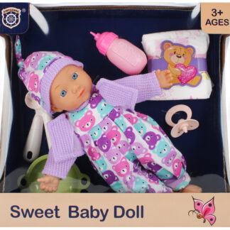 DOLL - BABY DOLL + ACCESS. WB  34X32X9