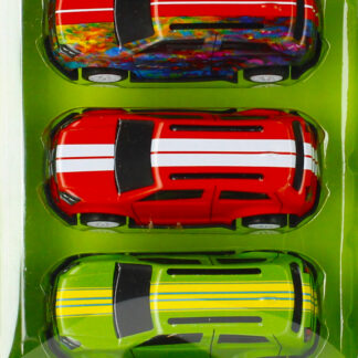 CAR - RACING CAR 4PCS + ACCESS. WB 9X30X4