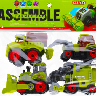 CAR - CONSTRUCTION CAR DIY 4PCS PBH 35X27X8