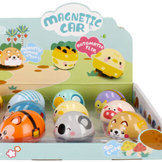 BABY TOYS - MAGNETIC ANIMALS P/B DISP 7CM