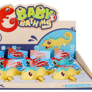 BATH TOYS wind up LIZARD DISP  14CM