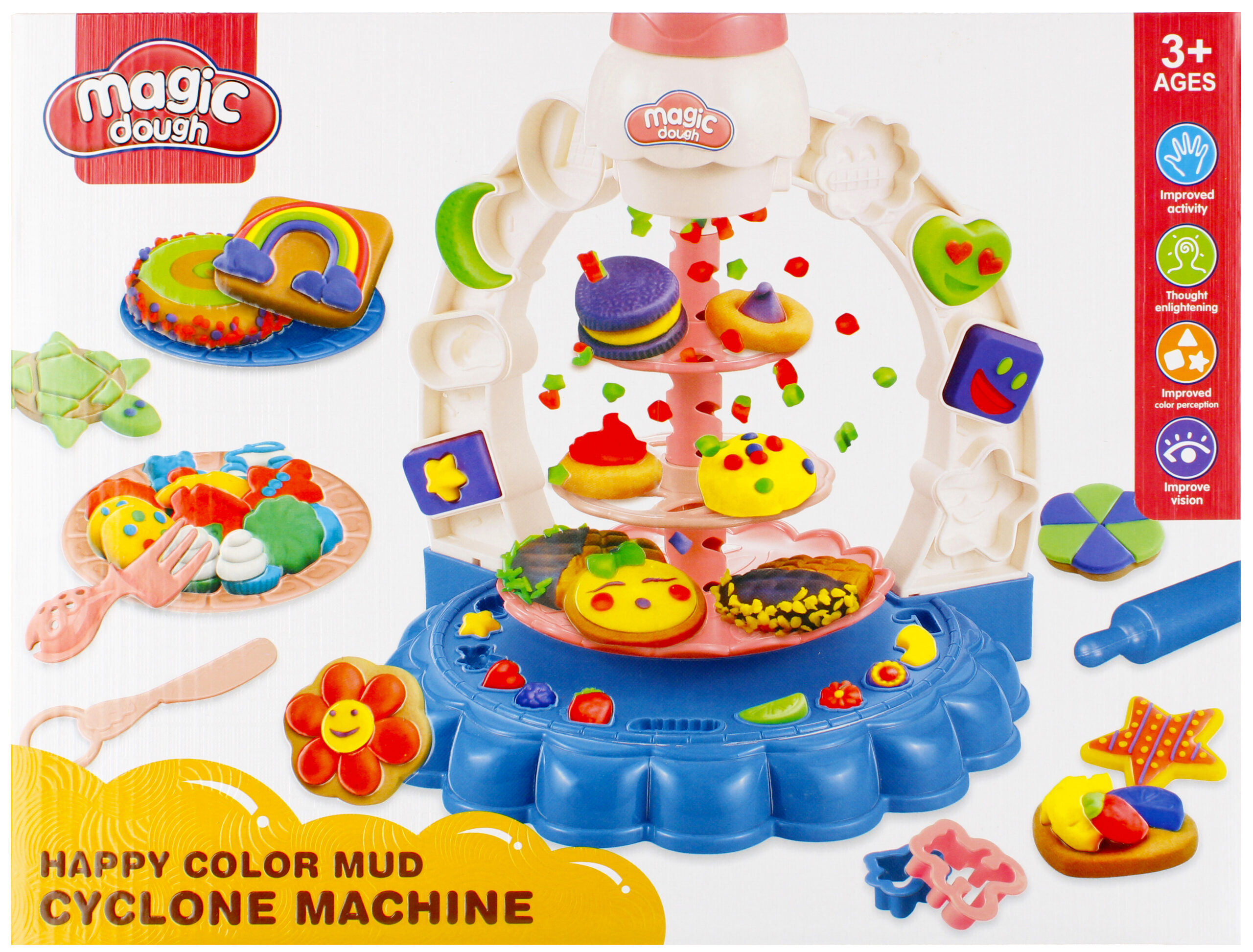 COLOUR DOUGH SET + ACCESS. COOKIES BOX 34X27X8