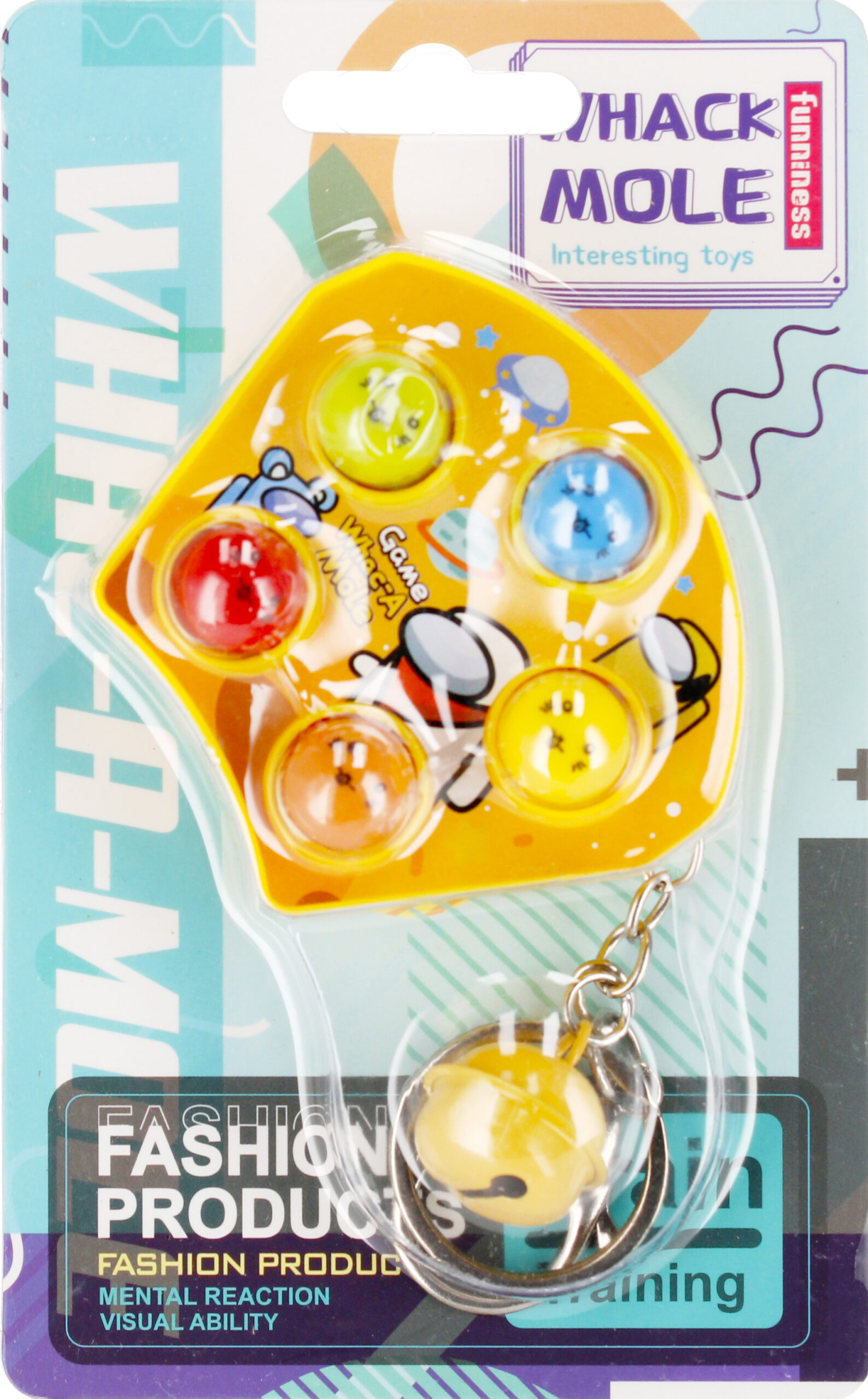 GAME - ELECTRONIC GAME KEY RING B/C 10x15x4