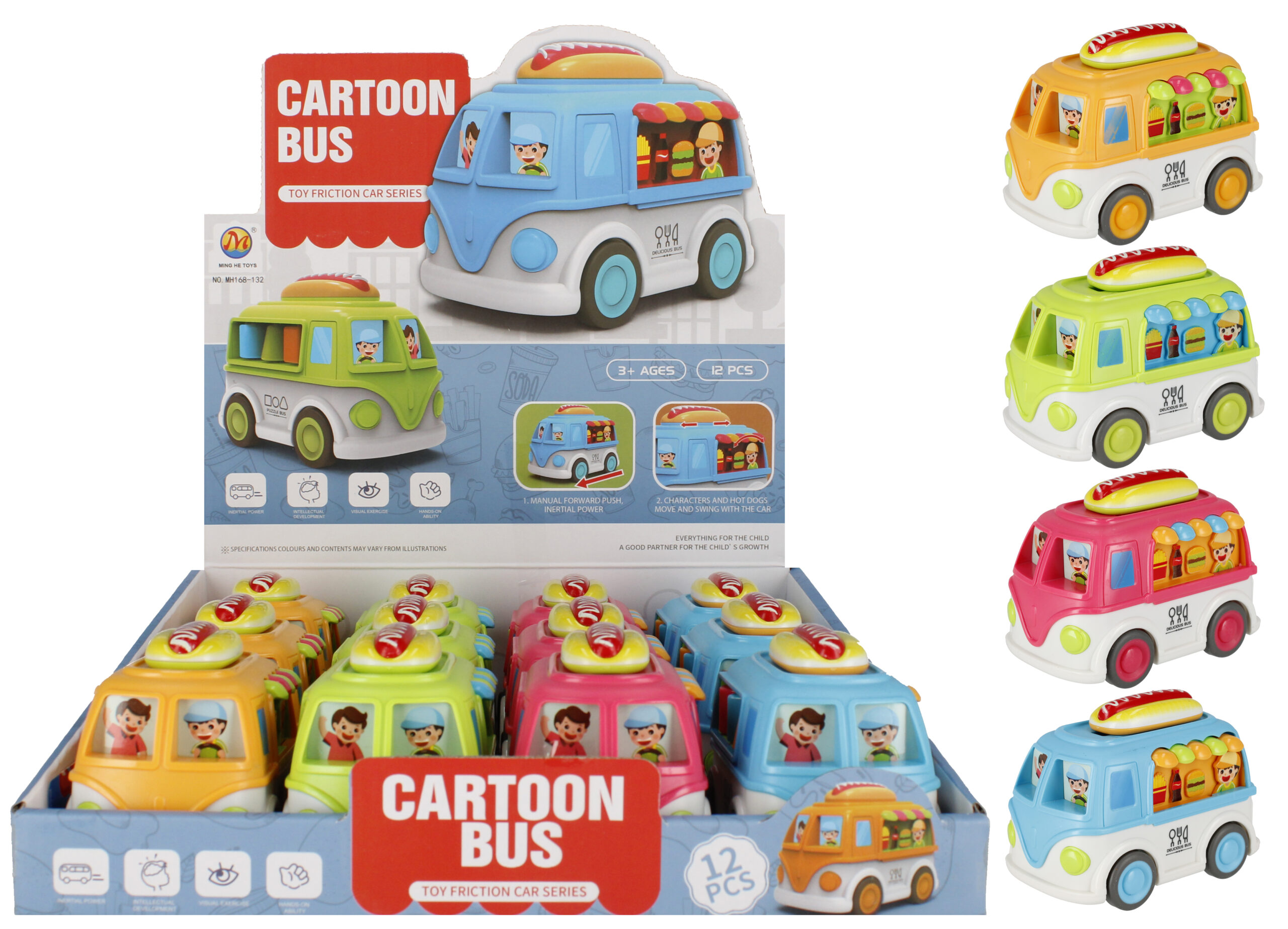 CAR FOODTRUCK P/B DISP 11CM