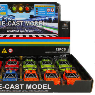 CAR - RACING CAR 13CM MIX4 MC DISP 13CM