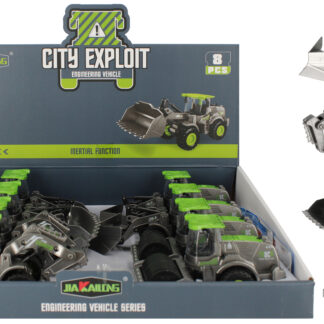 CAR - CONSTRUCTION CAR MIX4 DISP 19CM