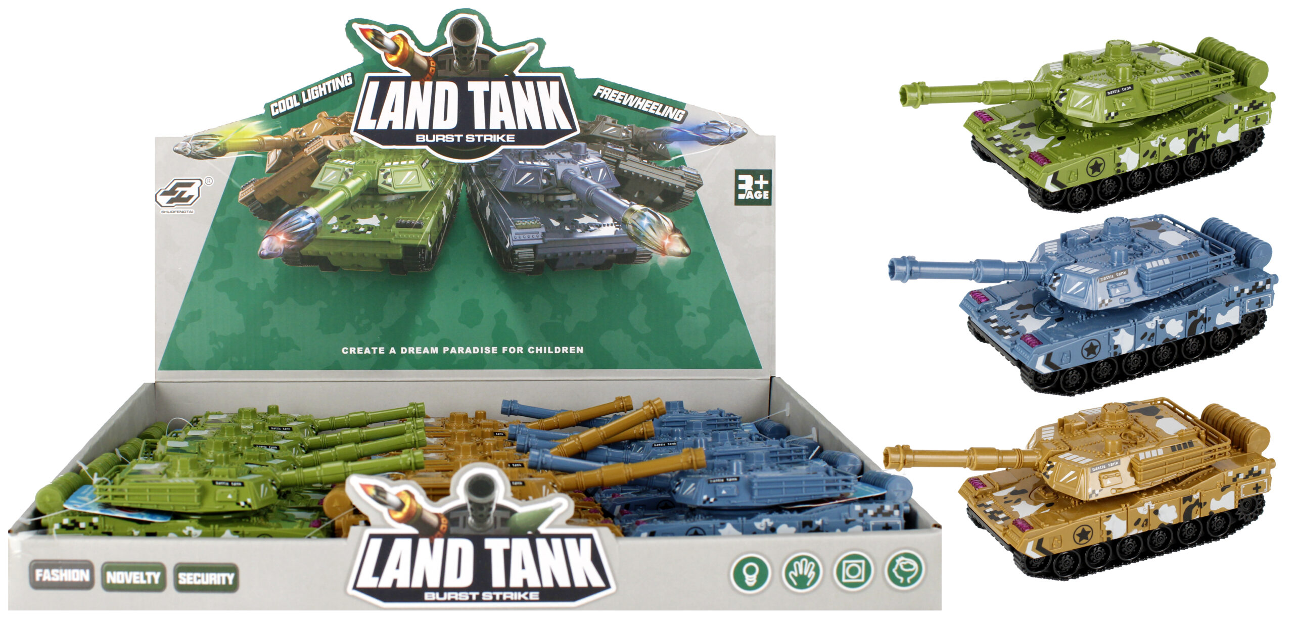 TANK P/B MIX3 DISP 15CM