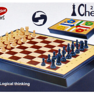 MC GAMES CHESS 2IN1 COLOUR BOX 17X12X3