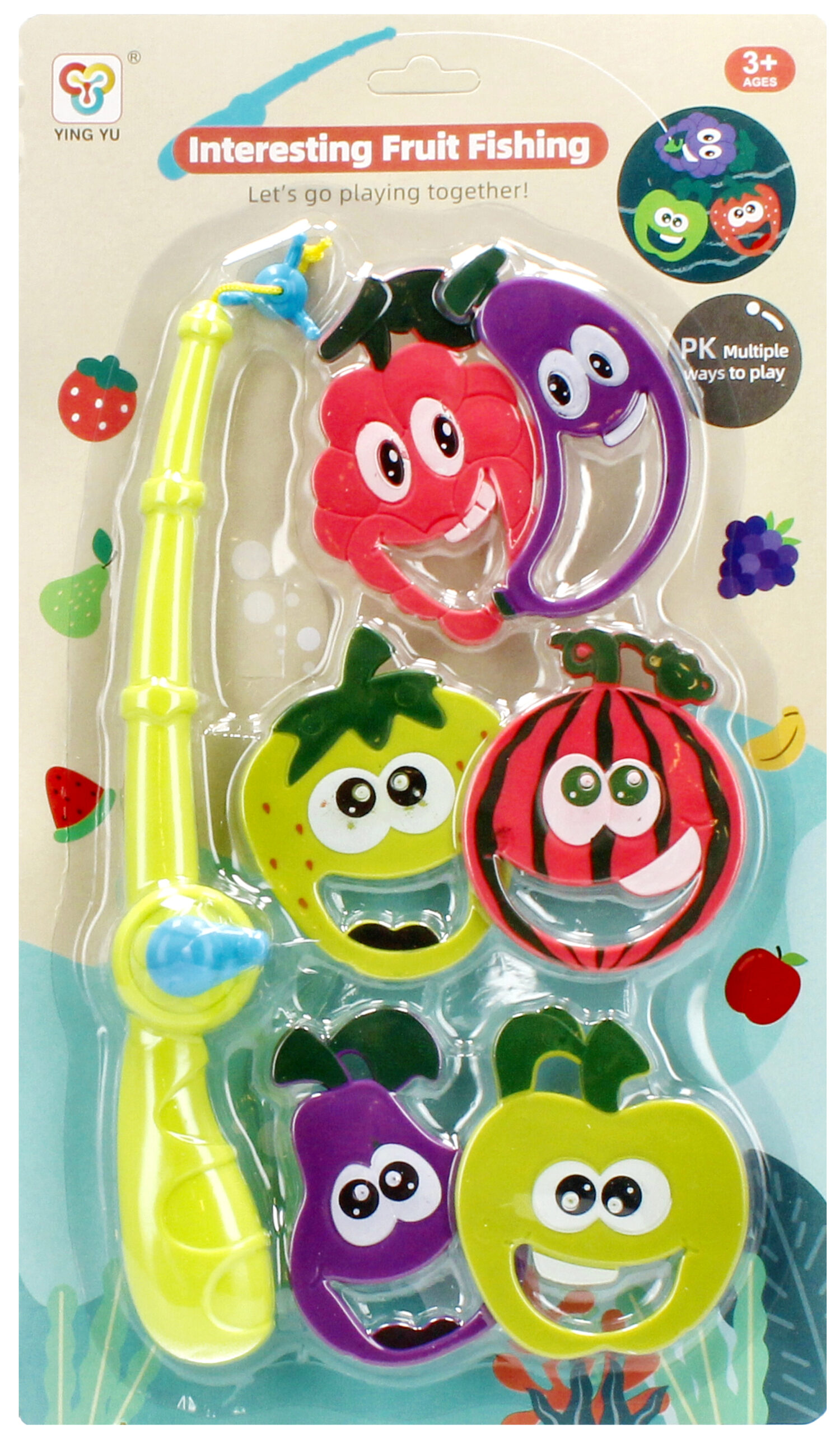 BATH TOYS - FRUIT B/C 22X38X3