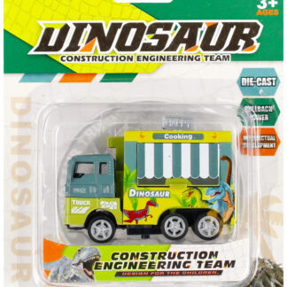 CAR - CONSTRUCTION CAR MET DINO MC B/C 14X18X5