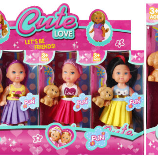 DOLL 12CM+ACCESS.DISP 8X15X4