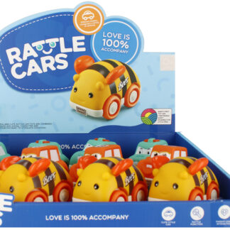 CARTOON CAR - ANIMALS CAR DISP 10CM