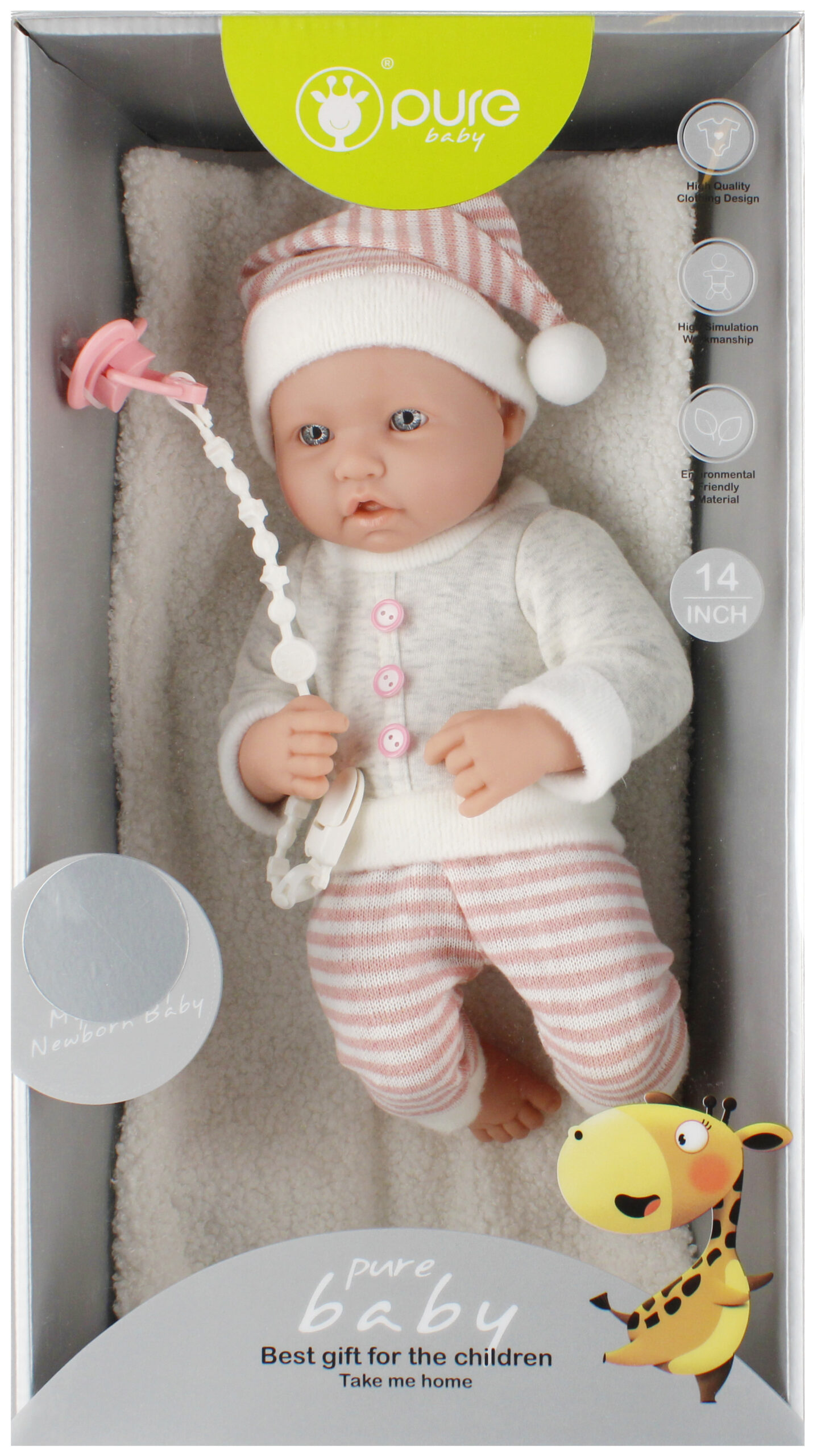 DOLL - BABY DOLL 25CM +ACCESS.WB 24X44X15