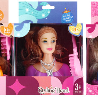 DOLL - STYLING HEAD WB 10X15X9
