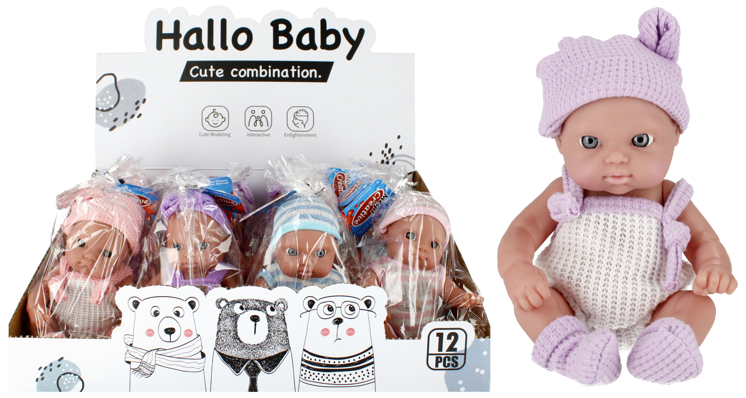 DOLL - BABY DOLL DISP 20CM