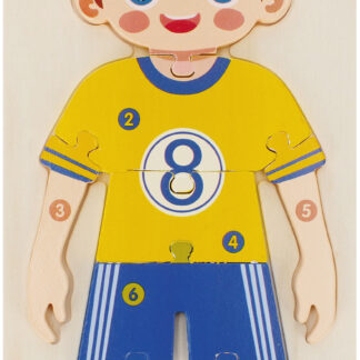 BABY TOYS - PUZZLE WOODEN BOY PCV 15X32