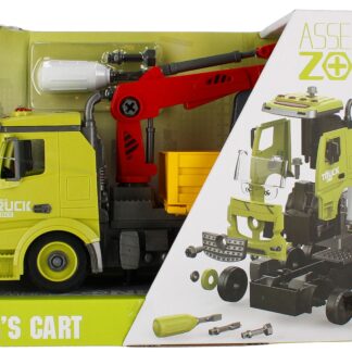 CAR - CONSTRUCTION CAR B/O DYI SET WB 37X25X14