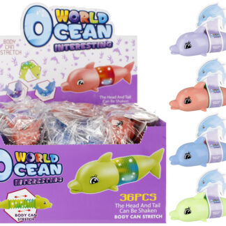 SPRING DOLPHIN B/O DISP 12CM