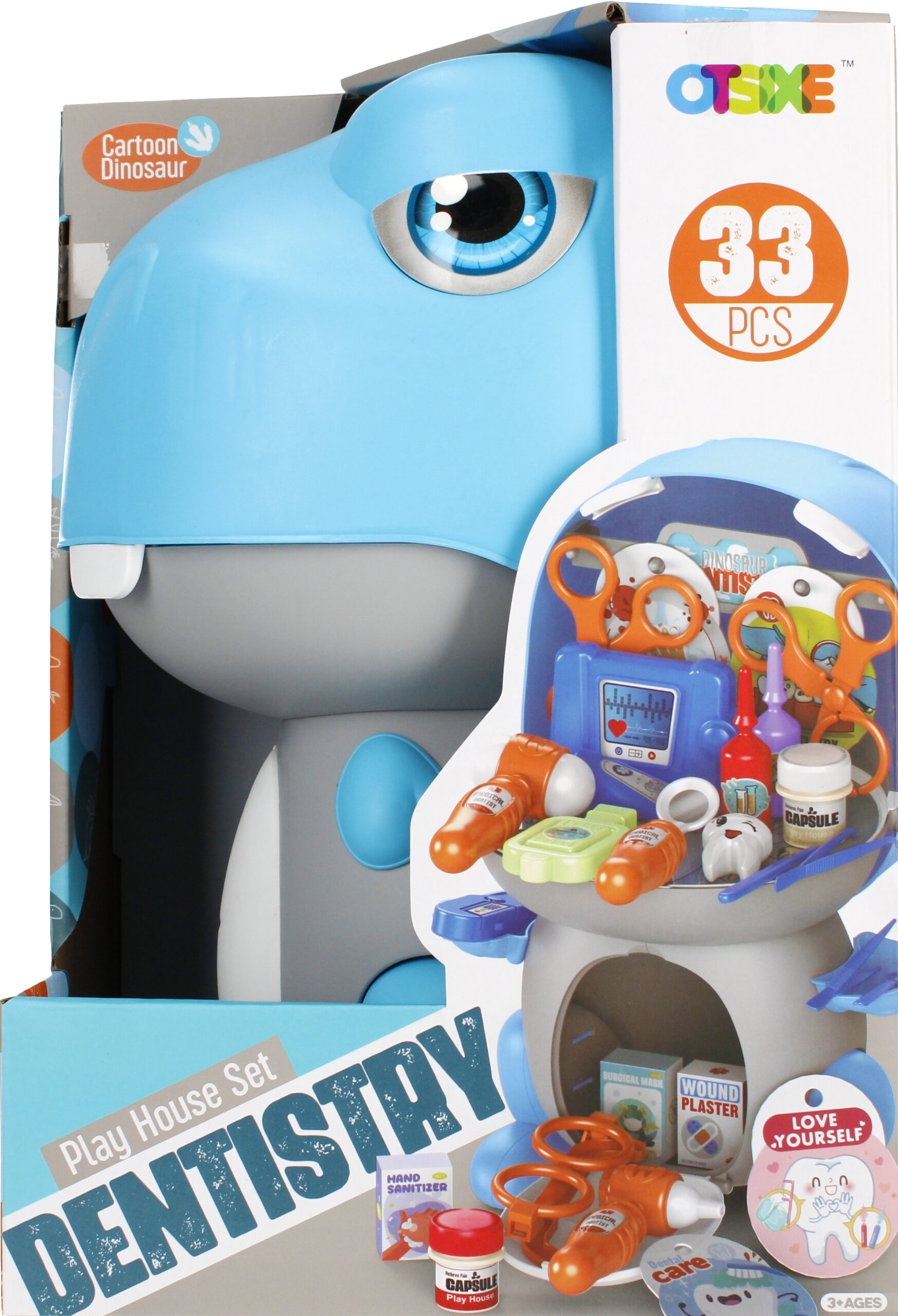 DOCTOR SET DINO WB 24X33X21