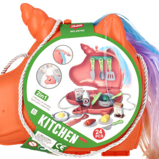 KITCHEN SET + ACCESS. COLOUR BOX 24X21X8