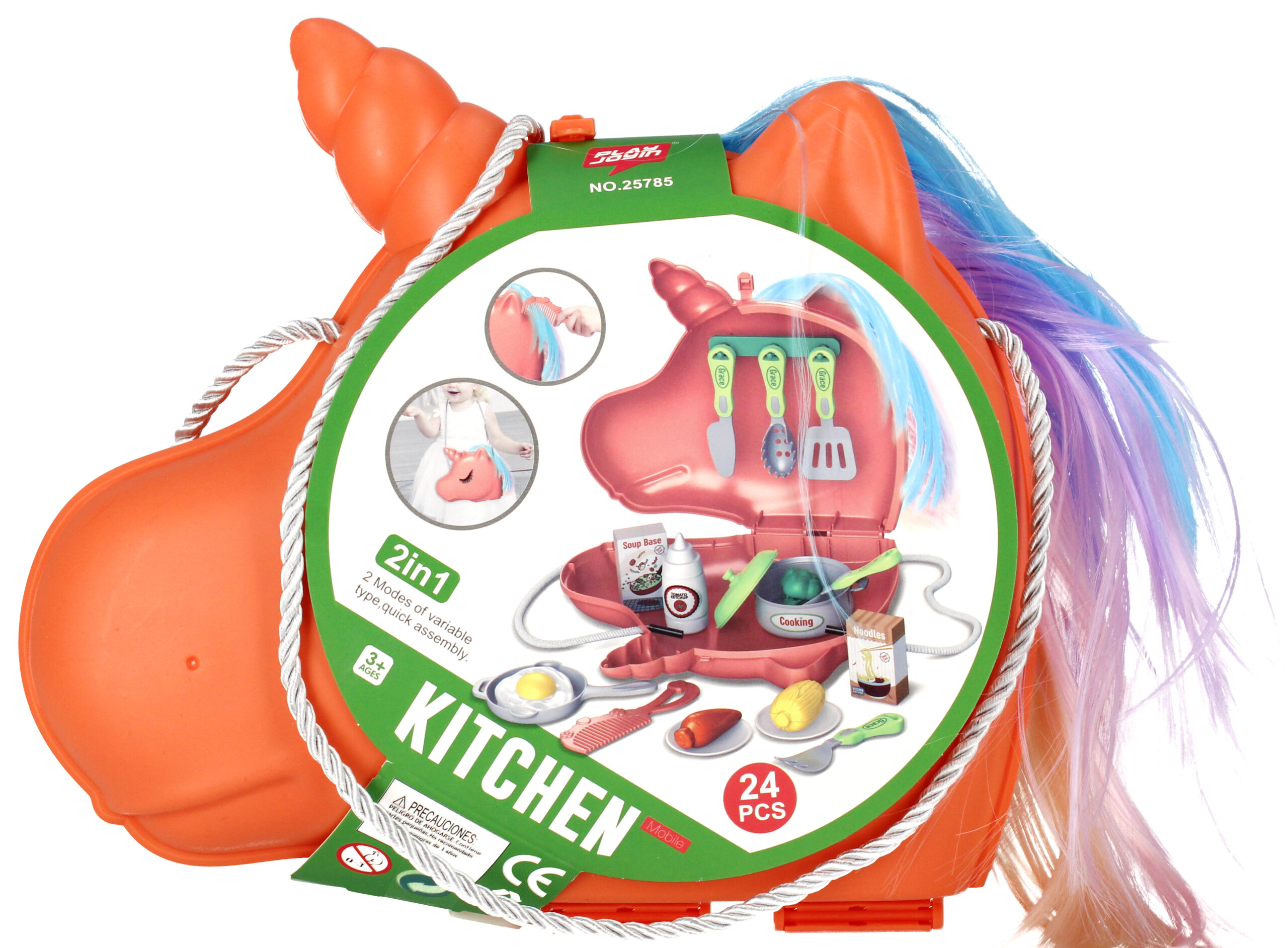 KITCHEN SET + ACCESS. COLOUR BOX 24X21X8