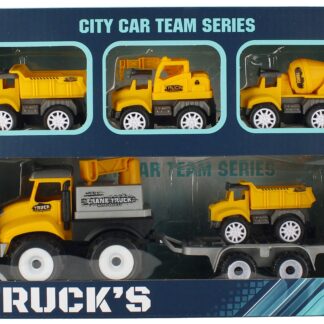 CAR - CONSTRUCTION CAR 4PCS WB 30X21X9