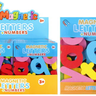 EDUCATIONAL LETTERS/NUMBERS MAGNETIC DISP 10X12X3