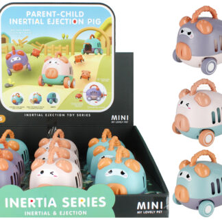 CARTOON CAR - ANIMALS CAR DISP 12X11