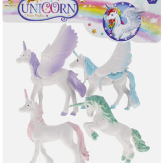 HORSE UNICORN 4PCS PBH 22X12X3