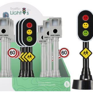 TRAFFIC LIGHTS B/O DISP  16CM