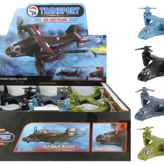PLANE DIE CAST B/O 17CM