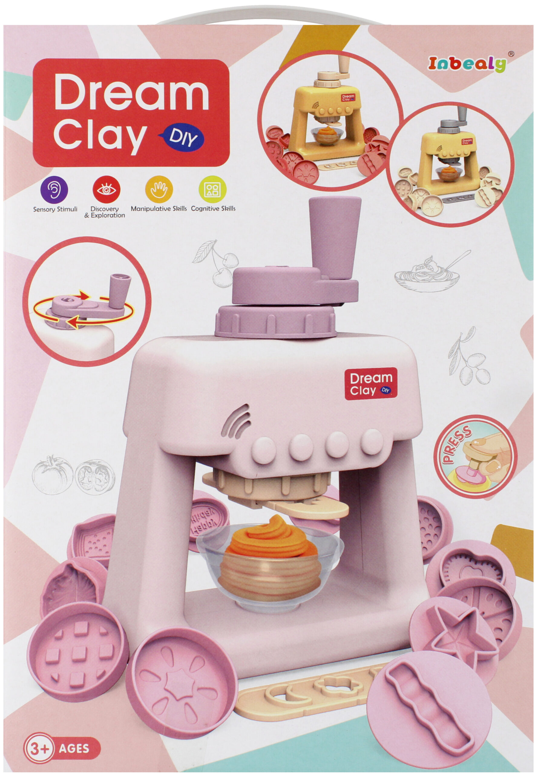 COLOUR DOUGH SET +ACCEES. COLOUR BOX 19X27X9