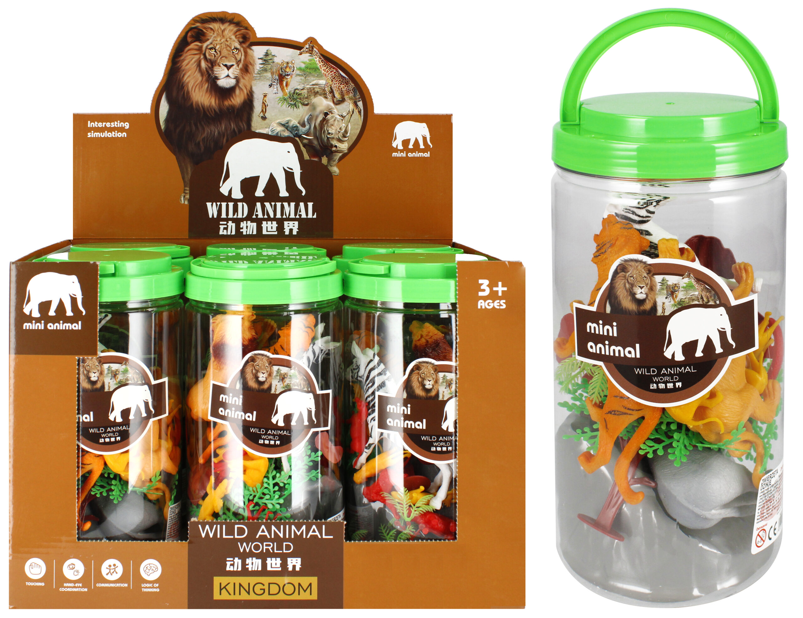 ANIMALS - WILD ANIMALS DISP 12X25