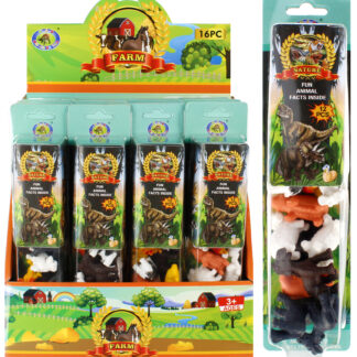 ANIMALS - FARM ANIMALS 12PCS DISP 7X26X5