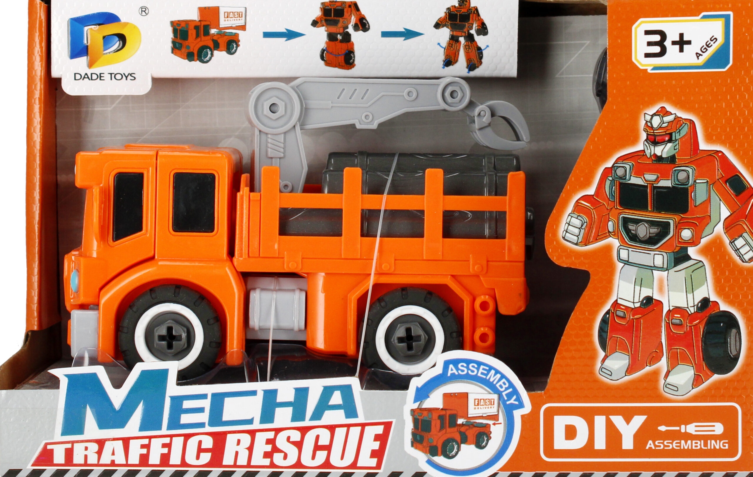 ROBOT 2W1 CAR - CONSTRUCTION CAR DIY WB 21X13X10