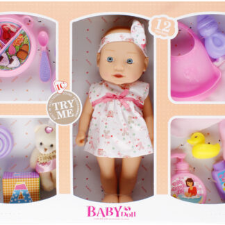 DOLL - BABY DOLL 25CM +ACCESS.WB 49X35X10