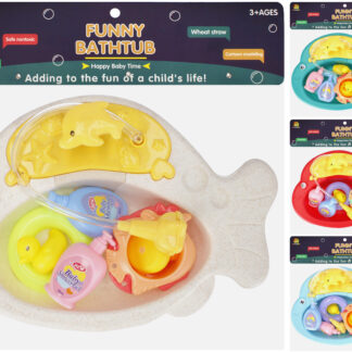 BATH TOYS - BATH TUBE+ACCESS.PBH 34X33X7