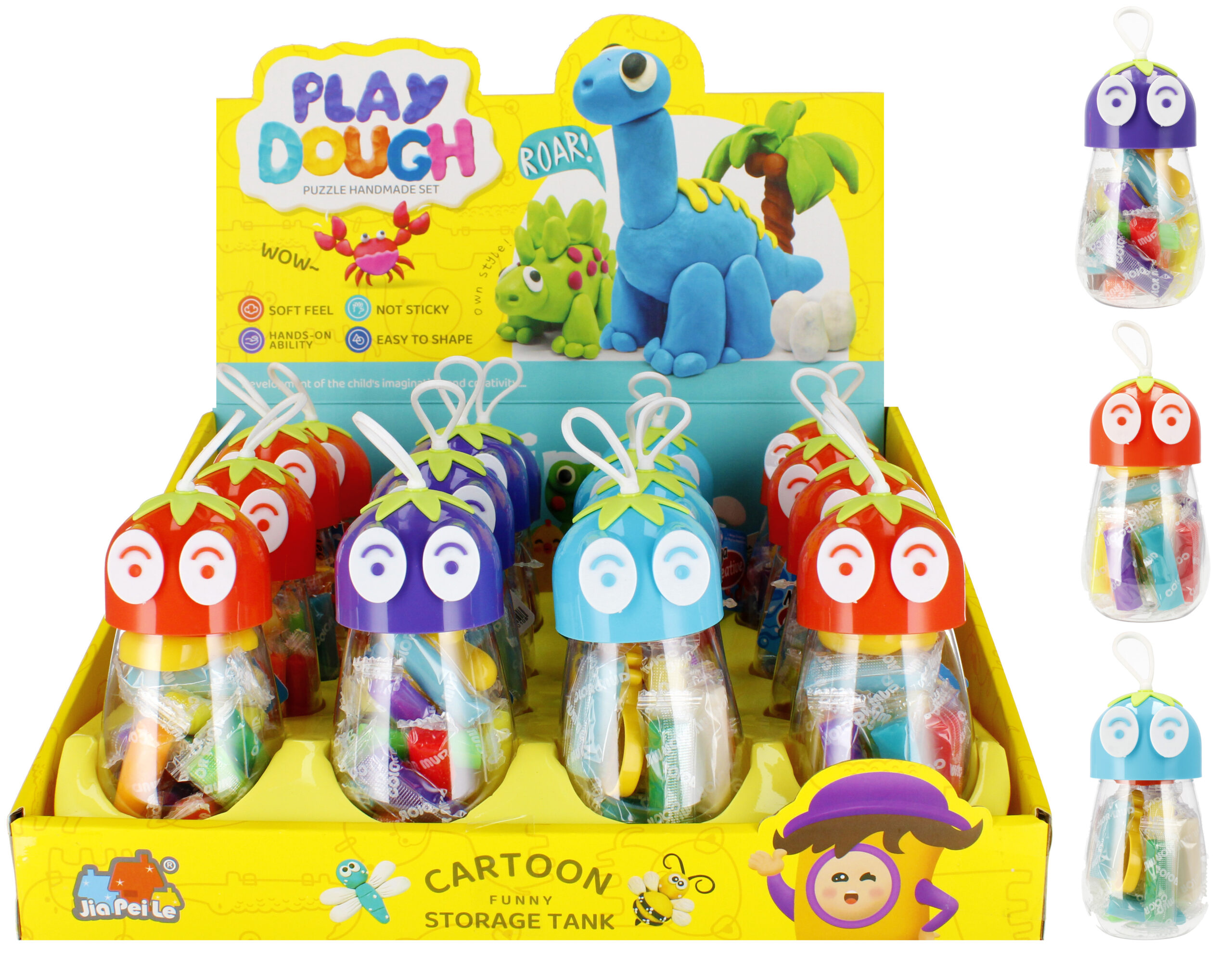 COLOUR DOUGH+ACCESS.DISP 14CM