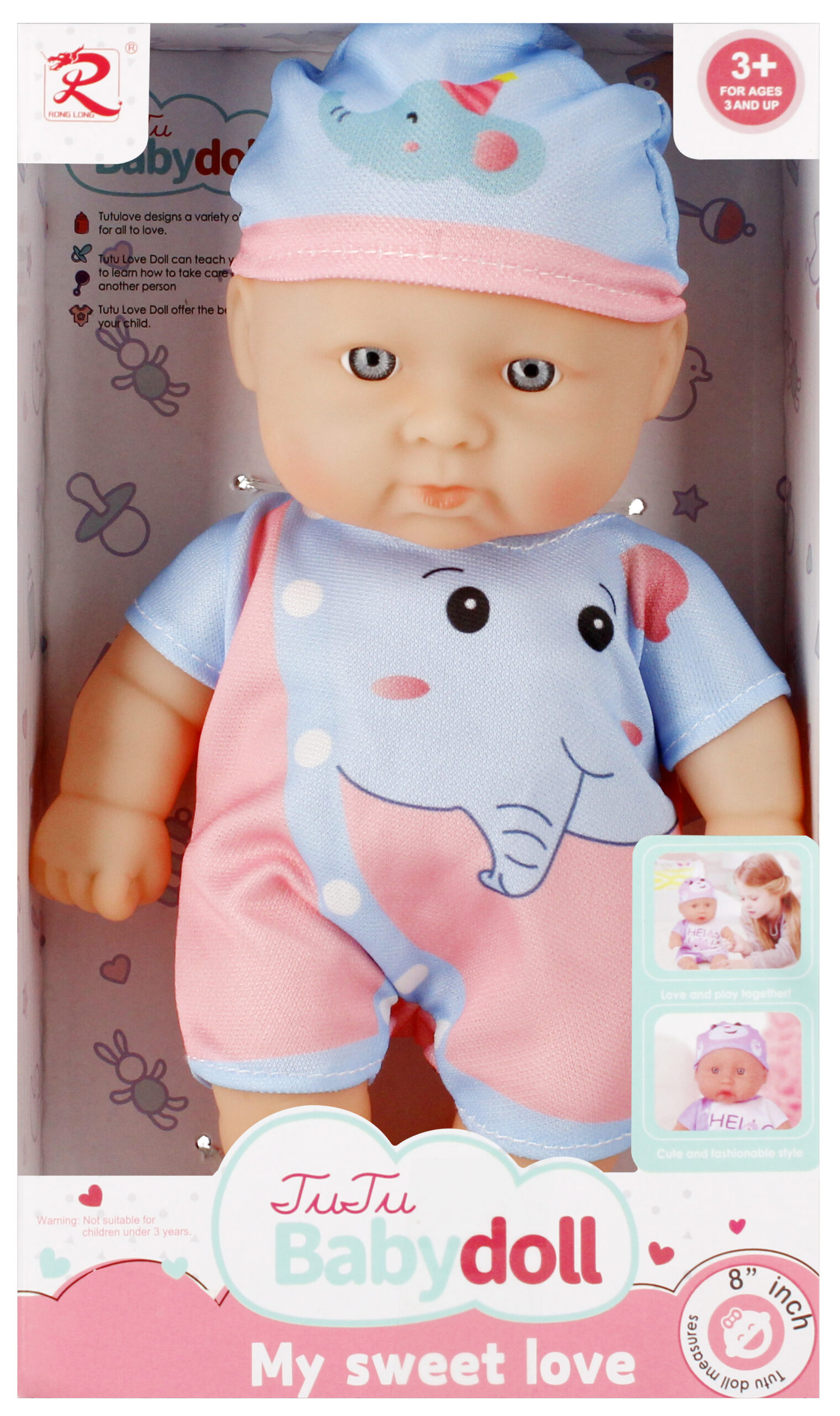 DOLL - BABY DOLL 20CM +ACCESS.WB 13X23X9
